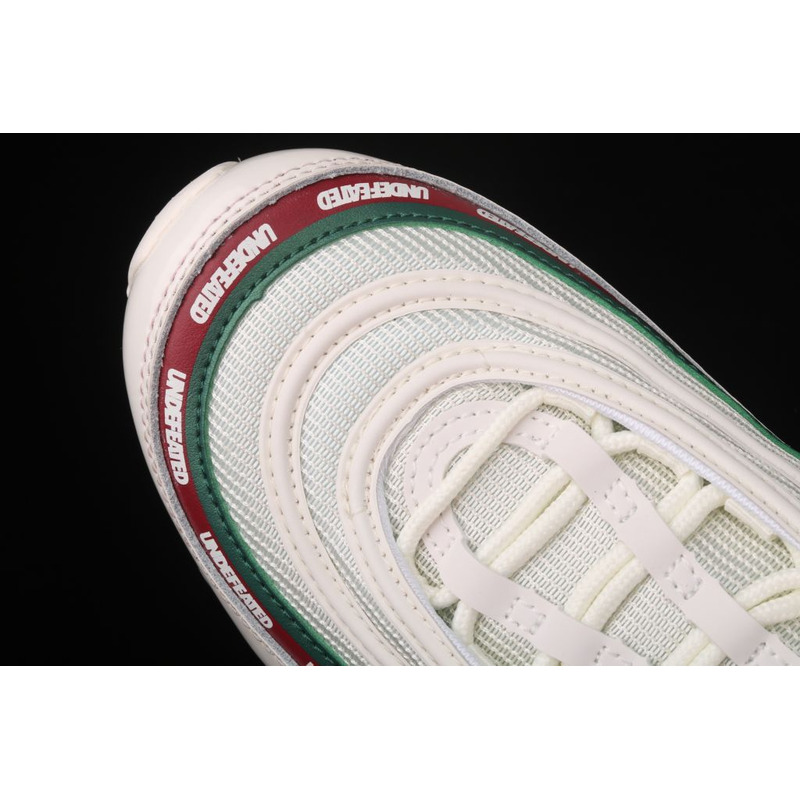 Undefeated x Nike Air Max 97 White and Green AJ1986 100 Sneakers Men Women