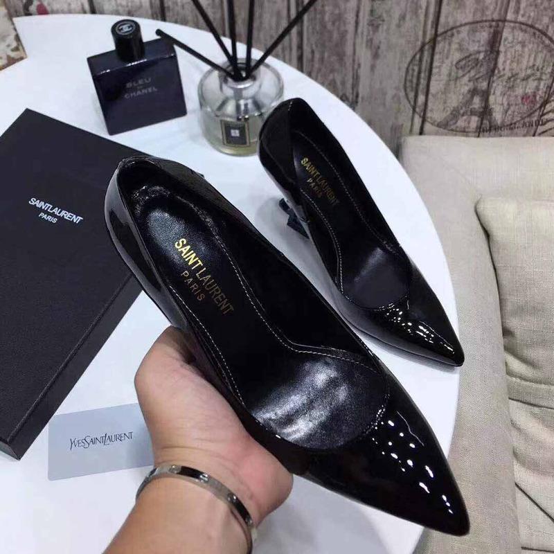 Saint Laurent YSL Black Heels