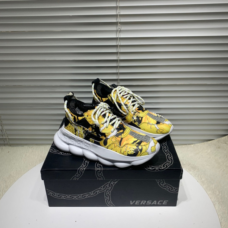 Versace Savage Barocco Chain Reaction 2 Trainers