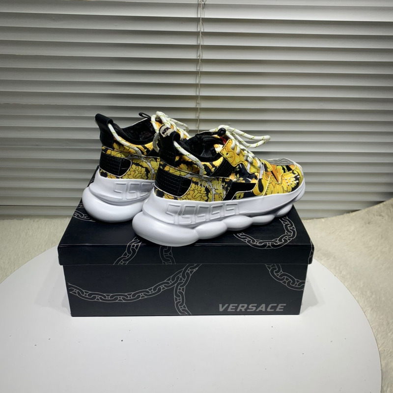Versace Savage Barocco Chain Reaction 2 Trainers